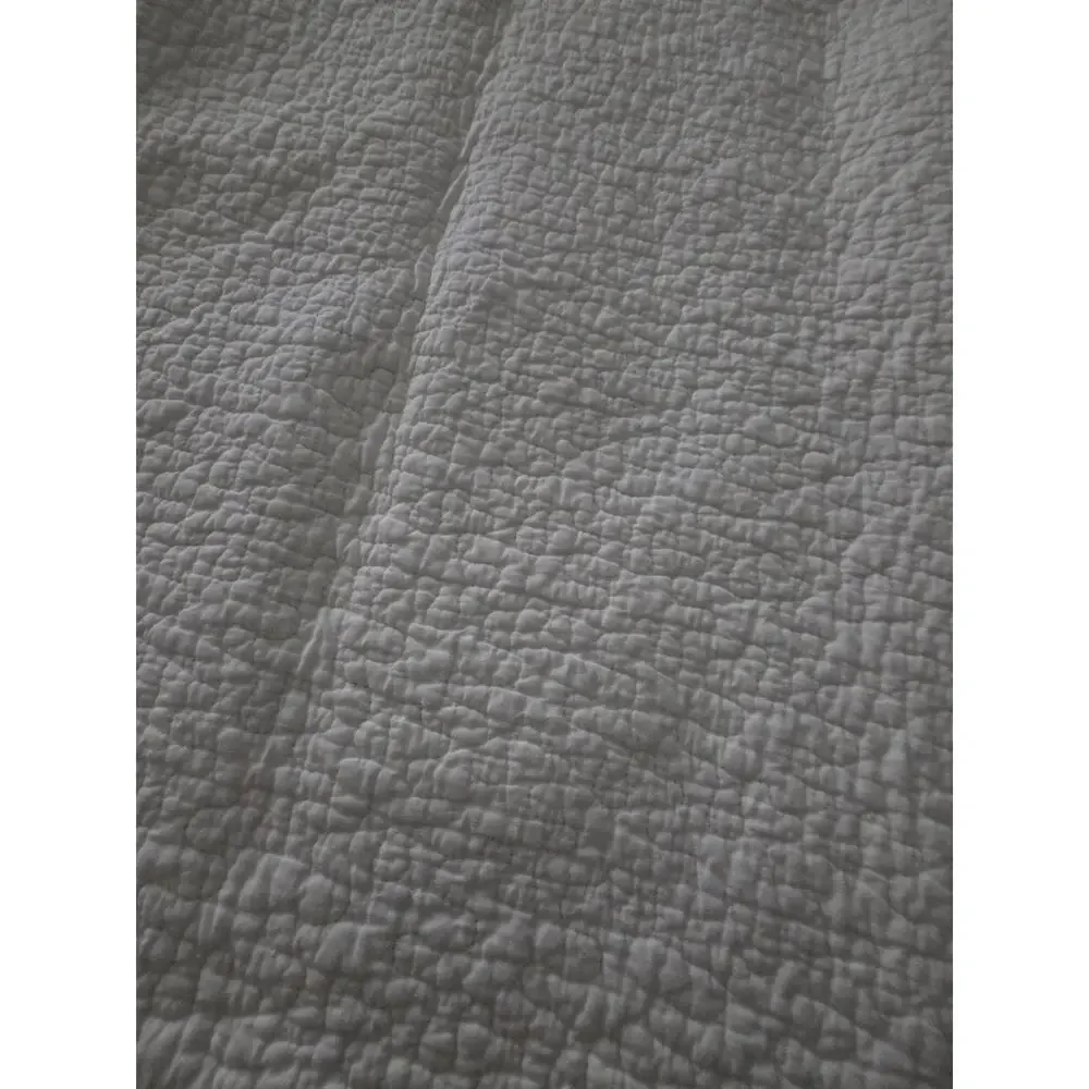 Vintage Cathedral Window Lap Quilt Scalloped Edge 58 X 45